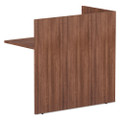 Alera Valencia Series Reversible Reception Return, 44 1/8w X 23 5/6d X 41 1/2h, Modern Walnut