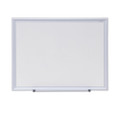 Dry Erase Board, Melamine, 24 X 18, Aluminum Frame