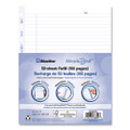 Miraclebind Ruled Paper Refill Sheets For All Miraclebind Notebooks And Planners, 9.25 X 7.25, White/blue Sheets, Undated
