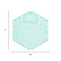 Wave 3d Urinal Deodorizer Screen, Ocean Mist Scent, Blue, 10 Screens/box