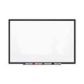 Classic Porcelain Magnetic Whiteboard, 36 X 24, Black Aluminum Frame