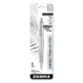 F-701 Ballpoint Pen, Retractable, Fine 0.7 Mm, Black Ink, Stainless Steel/black Barrel F-701 Ballpoint Pen, Retractable, Fine 0.7 Mm, Black Ink, Stainless Steel/black Barrel