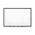 Classic Porcelain Magnetic Whiteboard, 48 X 36, Black Aluminum Frame