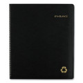 Recycled Monthly Planner, 11 X 9, Black Cover, 13-month (jan To Jan): 2022 To 2023
