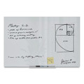 Floating Glass Dry Erase Board, 36 X 24, White