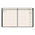 Recycled Monthly Planner, 11 X 9, Green Cover, 13-month (jan To Jan): 2022 To 2023