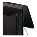 Poly Premium Wallets, 5.25" Expansion, 1 Section, Legal Size, Black