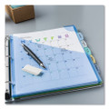 Write And Erase Big Tab Durable Plastic Dividers, 3-hold Punched, 5-tab, 11 X 8.5, Assorted, 1 Set - VISAVE16183