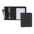 Professional Zippered Pad Holder, Pockets/slots, Writing Pad, Black