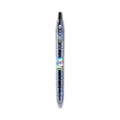 B2p Bottle-2-pen Recycled Gel Pen, Retractable, Fine 0.7 Mm, Black Ink, Translucent Blue Barrel
