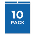 Job Ticket Holders, Heavy Gauge Vinyl, 9 X 12, Clear, 10/pack
