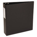 Economy Non-view Binder With Round Rings, 3 Rings, 3" Capacity, 11 X 8.5, Black, (4601)
