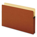 Standard Expanding File Pockets, 1.75" Expansion, Legal Size, Red Fiber, 25/box