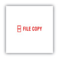 Pre-inked Shutter Stamp, Red, File Copy, 1 5/8 X 1/2