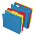 Combo Filing Kit, Letter Size, 1/3-cut File Folders, 1/5-cut Hanging File Folders, Assorted, 12 Sets