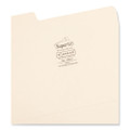 Supertab Top Tab File Folders, 1/3-cut Tabs: Assorted, Letter Size, 0.75" Expansion, 14-pt Manila, 50/box