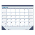 Recycled Contempo Desk Pad Calendar, 22 X 17, White/blue Sheets, Blue Binding, Blue Corners, 12-month (jan To Dec): 2022 Recycled Contempo Desk Pad Calendar, 22 X 17, White/blue Sheets, Blue Binding, Blue Corners, 12-month (jan To Dec): 2022