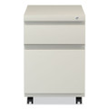 File Pedestal With Full-length Pull, Left Or Right, 2-drawers: Box/file, Legal/letter, Putty, 14.96" X 19.29" X 21.65"