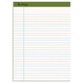 Earthwise By Ampad Recycled Writing Pad, Wide/legal Rule, Politex Green Headband, 50 White 8.5 X 11.75 Sheets, Dozen