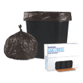 Low-density Waste Can Liners, 16 Gal, 0.35 Mil, 24" X 32", Black, 500/carton