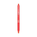 Frixion Clicker Erasable Gel Pen, Retractable, Fine 0.7 Mm, Red Ink, Red Barrel