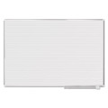 Ruled Planning Board, 72 X 48, White/silver