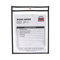 Shop Ticket Holders, Stitched, Both Sides Clear, 75 Sheets, 9 X 12, 25/box