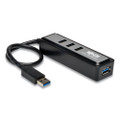 4-port Usb 3.0 Superspeed Hub, Black 4-port Usb 3.0 Superspeed Hub, Black