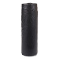 High-density Interleaved Commercial Can Liners, 33 Gal, 16 Microns, 33" X 40", Black, 250/carton