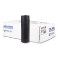 High-density Interleaved Commercial Can Liners, 33 Gal, 16 Microns, 33" X 40", Black, 250/carton