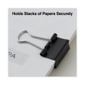 Binder Clips, Mini, Black/silver, 36/box