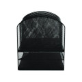 Onyx Mesh Desk Organizer With Two Horizontal And Six Upright Sections, Letter Size Files, 13.25" X 11.5" X 13", Black