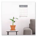 Bar Harbor Recycled Wirebound Monthly Wall Calendar, 12 X 17, White/blue/gray Sheets, 12-month (aug-july): 2022-2023