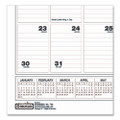 Bar Harbor Recycled Wirebound Monthly Wall Calendar, 15.5 X 22, White/blue/gray Sheets, 12-month (aug-july): 2022-2023