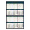 Four Season Erasable Business/academic Recycled Wall Calendar, 24 X 37, 12-month(july-june):2022-2023, 12-month(jan-dec):2023
