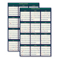 Four Seasons Business/academic Recycled Wall Calendar, 24 X 37, 12-month (july-june): 2022-2023, 12-month (jan To Dec): 2023