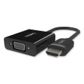 Hdmi To Vga + 3.5mm Audio Adapter, M/f, 1080p, 5", Black
