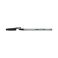 Ballpoint Pen, Stick, Medium 1 Mm, Black Ink, Gray Barrel, Dozen
