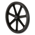 Wheel For 5642, 5642-61 Big Wheel Cart, 20" Diameter, Black Wheel For 5642, 5642-61 Big Wheel Cart, 20" Diameter, Black