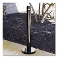 Smoker's Pole, Round, Steel, 0.9 Gal, Black
