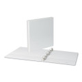 Slant-ring View Binder, 3 Rings, 1" Capacity, 11 X 8.5, White, 4/pack