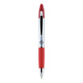 Z-grip Max Ballpoint Pen, Retractable, Medium 1 Mm, Red Ink, Silver Barrel, 12/pack
