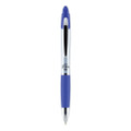 Z-grip Max Ballpoint Pen, Retractable, Medium 1 Mm, Blue Ink, Silver Barrel, 12/pack