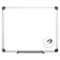 Value Lacquered Steel Magnetic Dry Erase Board, 24 X 36, White, Aluminum Frame