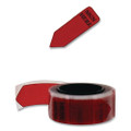 Arrow Message Page Flag Refills, "sign Here", Red, 6 Rolls Of 120 Flags/box