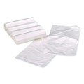 Linear Low Density Clear Recycled Can Liners, 45 Gal, 1.5 Mil, 40" X 46", Clear, 100/carton