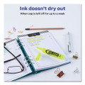 Hi-liter Desk-style Highlighters, Fluorescent Yellow Ink, Chisel Tip, Yellow/black Barrel, Dozen