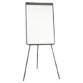 Basic Tripod Melamine Presentation Easel, 22 1/2 X 42, White/black