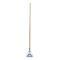 Quick Change Metal Head Mop Handle For No. 20 And Up Heads, 54" Wood Handle