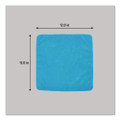 Microfiber Cleaning Cloths, 12 X 12, Blue, 24/pack